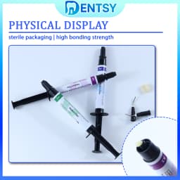 Dental Flowable Composite Resin Kit - Light Cure Resin A1-A3.5 with Etch Gel & Bond Primer for Restorations