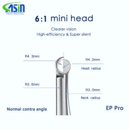 Advanced Dental Instruments Wireless 6:1 Ratio Endo Motor with Apex Locator Brushless EP-Pro Stainless Steel
