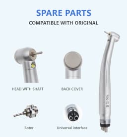 Rock Drilling Machine with Free ShippingDental LED Dentist E-generator Push Button High Speed Handpiece Air Turbine Triple Water