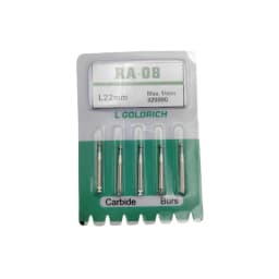 JUMTOP Dental Tungsten RA Carbide Burs for Low Speed Contra Angle Handpiece