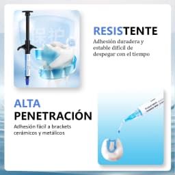 Braces Glue Adhesivos Universal Self/Light Cure Glue For Braces Dental Brackets Kit With Glue Orthodontic Bracket Glue