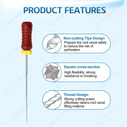 Glin 10 boxes Endodontic Root Canal K Files (Hand Use) Dental K-File Endodontic Instruments Dentist Tools