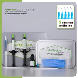 Dental Braces Green Glue Adhesivos Orthodontic Universal Light-Cure For Bracket Tube Crystal DecorationTeeth Glue Braces Kit Wit