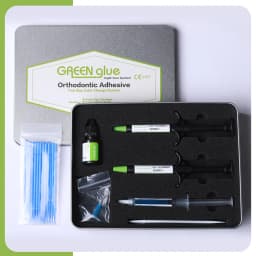 Dental Braces Green Glue Adhesivos Orthodontic Universal Light-Cure For Bracket Tube Crystal DecorationTeeth Glue Braces Kit Wit