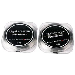 Dentst 1Roll/40g 0.20,0.25,0.30mm Dental Ligature Wires Stainless Steel Orthodontic Line Material Wire