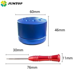 JUMTOP 9Pcs/Kit Dental Implant Screwdriver with Handle Micro Screw Driver for Implants System Drilling Tool