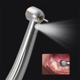 10Pcs Dental LED Self-Power E-generator High Speed Handpiece Fiber Optic Air Turbine Cartridge Rotor 2/4hole Fit NSK KAVO
