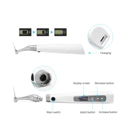 JUMTOP Dental Endo Motor with Apex Locator 16:1 Endomotor Root Canal Treatment Endodontic Instrument