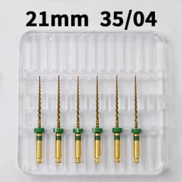 Glin Dental Heat Activated Gold Flexible Endo Files Canal Root Treatment Rotary Golden File Dentist Tools Endodontic Files