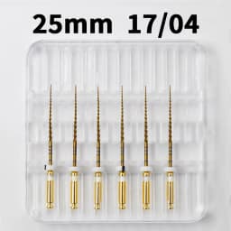 Glin Dental Heat Activated Gold Flexible Endo Files Canal Root Treatment Rotary Golden File Dentist Tools Endodontic Files