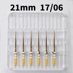 Glin Dental Heat Activated Gold Flexible Endo Files Canal Root Treatment Rotary Golden File Dentist Tools Endodontic Files