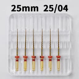 Glin Dental Heat Activated Gold Flexible Endo Files Canal Root Treatment Rotary Golden File Dentist Tools Endodontic Files