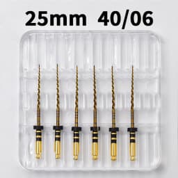 Glin Dental Heat Activated Gold Flexible Endo Files Canal Root Treatment Rotary Golden File Dentist Tools Endodontic Files