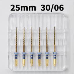 Glin Dental Heat Activated Gold Flexible Endo Files Canal Root Treatment Rotary Golden File Dentist Tools Endodontic Files