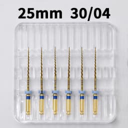 Glin Dental Heat Activated Gold Flexible Endo Files Canal Root Treatment Rotary Golden File Dentist Tools Endodontic Files