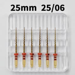 Glin Dental Heat Activated Gold Flexible Endo Files Canal Root Treatment Rotary Golden File Dentist Tools Endodontic Files