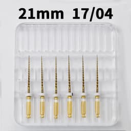 Glin Dental Heat Activated Gold Flexible Endo Files Canal Root Treatment Rotary Golden File Dentist Tools Endodontic Files