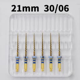 Glin Dental Heat Activated Gold Flexible Endo Files Canal Root Treatment Rotary Golden File Dentist Tools Endodontic Files