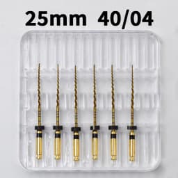 Glin Dental Heat Activated Gold Flexible Endo Files Canal Root Treatment Rotary Golden File Dentist Tools Endodontic Files