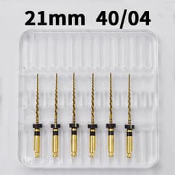 Glin Dental Heat Activated Gold Flexible Endo Files Canal Root Treatment Rotary Golden File Dentist Tools Endodontic Files