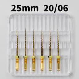 Glin Dental Heat Activated Gold Flexible Endo Files Canal Root Treatment Rotary Golden File Dentist Tools Endodontic Files