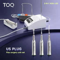 TOQ Dental Brushless Mini LED Portable Professional Implant Motor For Surgical Straight Handpiece Bone Surgery Electric Tool