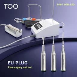 TOQ Dental Brushless Mini LED Portable Professional Implant Motor For Surgical Straight Handpiece Bone Surgery Electric Tool