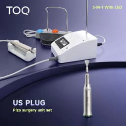 TOQ Dental Brushless Mini LED Portable Professional Implant Motor For Surgical Straight Handpiece Bone Surgery Electric Tool
