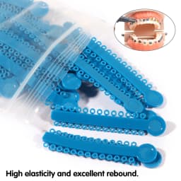 40pcs/bag Dental Orthodontics Elastic Ligature Ties Braces Elastomeric Dental Ligating Modules /ligature ties Dentist Treatment