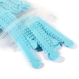 40pcs/bag Dental Orthodontics Elastic Ligature Ties Braces Elastomeric Dental Ligating Modules /ligature ties Dentist Treatment