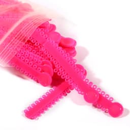 40pcs/bag Dental Orthodontics Elastic Ligature Ties Braces Elastomeric Dental Ligating Modules /ligature ties Dentist Treatment