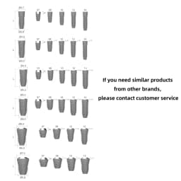 4Pcs Dentium SuperLine FXS Lab Screw Micro Mini Parts Dental Implant Prosthetic Restoration Accessories