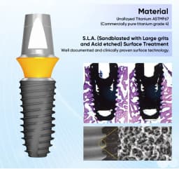 4Pcs Dentium SuperLine FXS Lab Screw Micro Mini Parts Dental Implant Prosthetic Restoration Accessories
