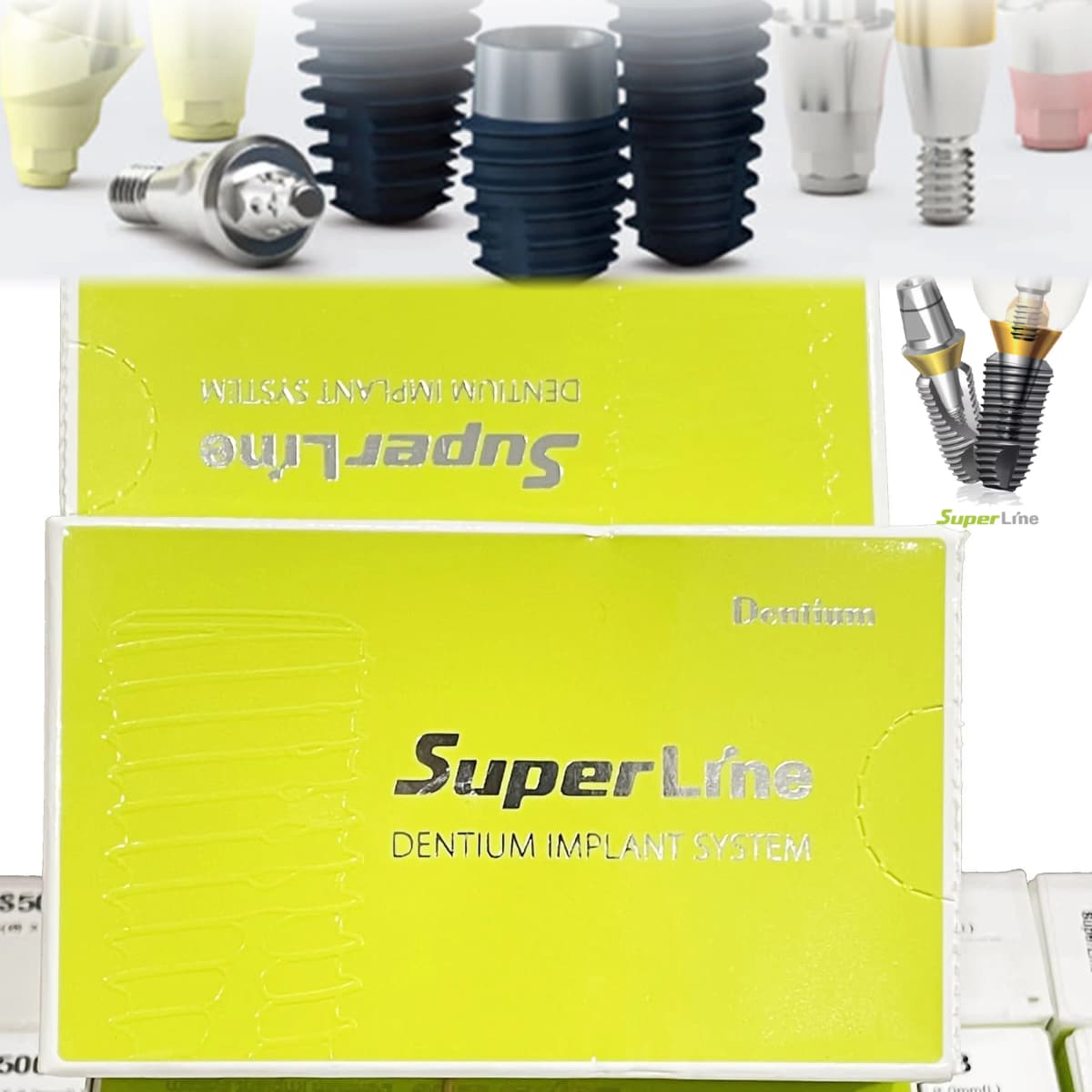 4Pcs Dentium SuperLine FXS Lab Screw Micro Mini Parts Dental Implant Prosthetic Restoration Accessories