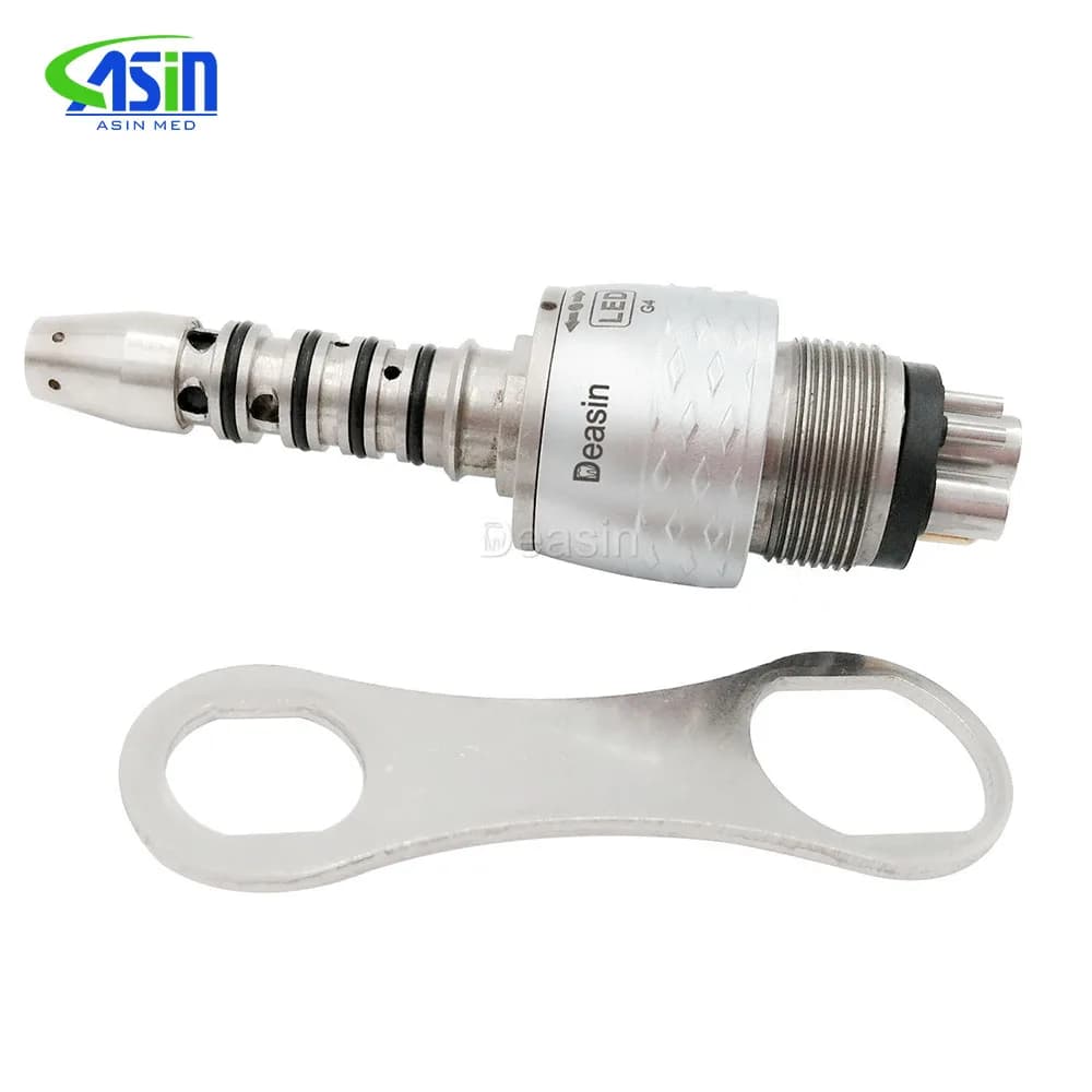 Sirona coupling Fiber optic Coupler for highspeed fiber optic Dental Handpiece 6 hole coupling 6 hole adaptor