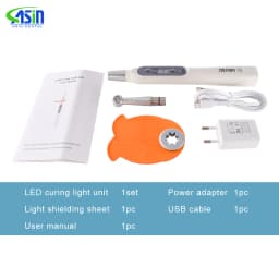 DEASIN Dental LED Light Curing Lamp 360 Degree Rotation 1 to 40 Seconds Cure 4 Lighting Modes Constant Light Intensity
