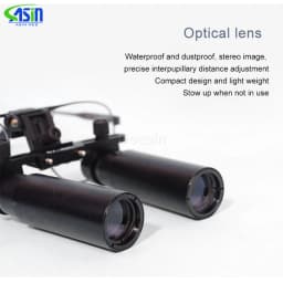DEASIN Ultra-Light 8X Dental Loupe Medical Surgical Binocular ENT 8X Optical Magnifier Microsurgery Loupes