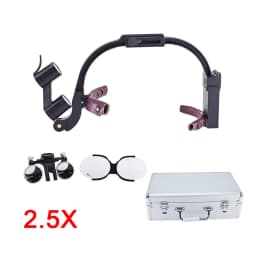 2.5x/3.5x Popular Dental LED Surgical Headlight 5W Colorful Magnifier Binocular Loupes Convenient for Doctors to Operate Recharg