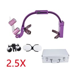2.5x/3.5x Popular Dental LED Surgical Headlight 5W Colorful Magnifier Binocular Loupes Convenient for Doctors to Operate Recharg