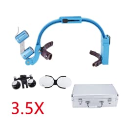 2.5x/3.5x Popular Dental LED Surgical Headlight 5W Colorful Magnifier Binocular Loupes Convenient for Doctors to Operate Recharg