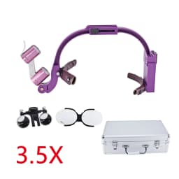 2.5x/3.5x Popular Dental LED Surgical Headlight 5W Colorful Magnifier Binocular Loupes Convenient for Doctors to Operate Recharg