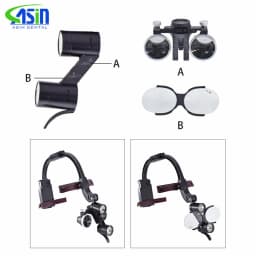 2.5x/3.5x Popular Dental LED Surgical Headlight 5W Colorful Magnifier Binocular Loupes Convenient for Doctors to Operate Recharg