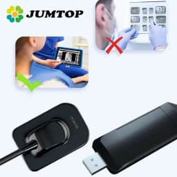 JUMTOP Dental Digital Sensor X Ray RVG Sensor with APS CMOS Tech High-Definition Image System