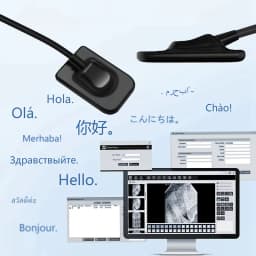 JUMTOP Dental Digital Sensor X Ray RVG Sensor with APS CMOS Tech High-Definition Image System