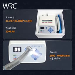 Dental TOP MATOR 2 Micro NEW Blue Touch Screen Dentistry Electric Motor Clinic Brushless LED Micromotor Handpiece Polisher