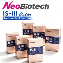 NeoBiotech IS‑III Active CMI Dental Implant, SLA Surface Internal Hex Titanium Fixture D3.0-5.0, D4.0×L10 Bone Level Restoration