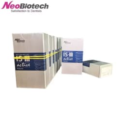 NeoBiotech IS‑III Active CMI Dental Implant, SLA Surface Internal Hex Titanium Fixture D3.0-5.0, D4.0×L10 Bone Level Restoration