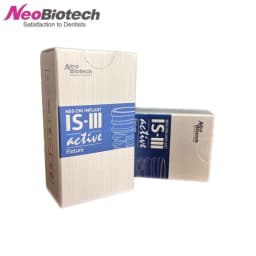 NeoBiotech IS‑III Active CMI Dental Implant, SLA Surface Internal Hex Titanium Fixture D3.0-5.0, D4.0×L10 Bone Level Restoration
