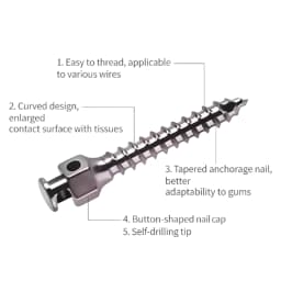 Dental Orthodontic Expansion Screw Driver Ratchet Wrench Kit for Maxillary Skeletal Expander & Ortho Micro Mini Implant Screw