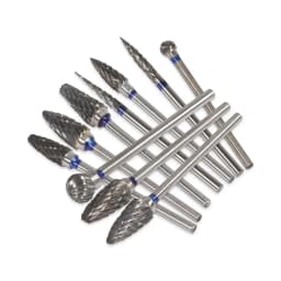 Dental Polishing HP 2.35mm Tungsten Carbide Steel Burs bur Tooth Drill Fit dental low speed straight handpiece